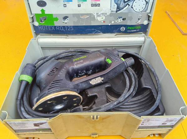 FESTOOL ロテックス 電動デュアルモードサンダー ポリッシャー RO125 FEQ-PLUS J 125mm 単相100V 研磨 ハーフェレジャパン