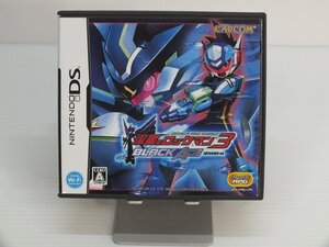 (中古)ニンテンドーDS 流星のロックマン3 ブラックエース ケース・説明書有 DSソフト ノイズ改造ギア(未開封)付き 動作確認済み(柏