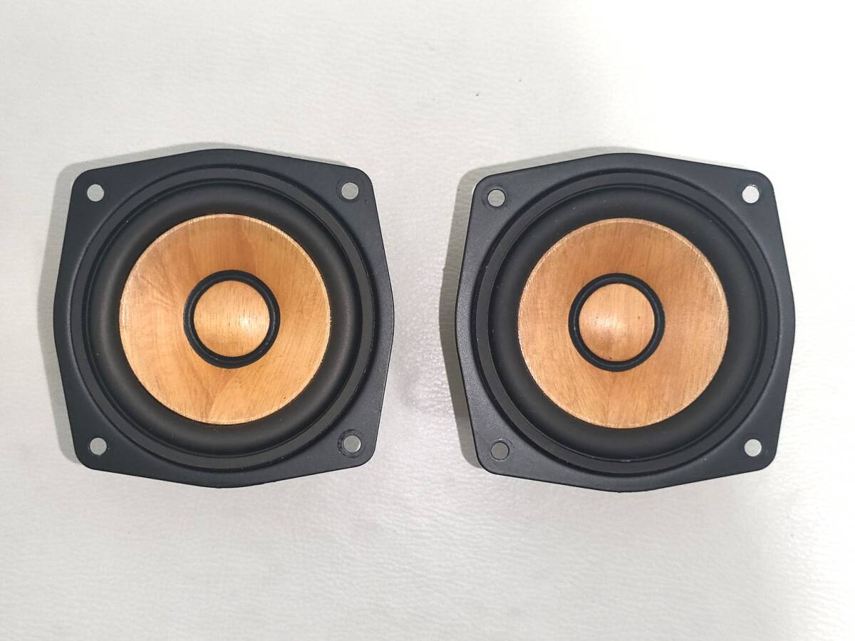 JVC　ウッドコーンスピーカー　SP-EXS3-M　ペア　ケーブル付き　動作品 JVC ウッドコーンスピーカー SP-EXS3-M ペア ケーブル付き 動作