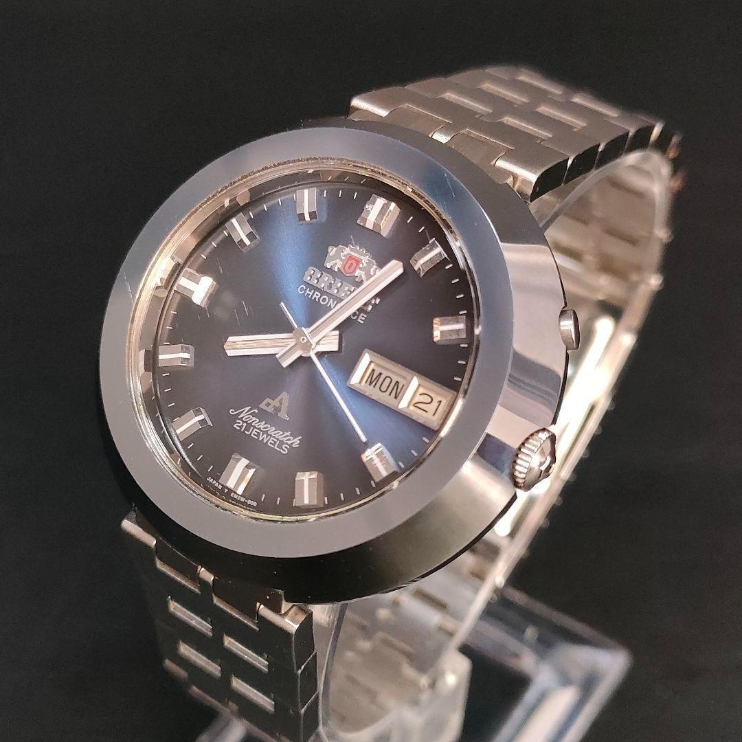 orient ca オリエントクロノエース　　メンズ　自動巻き　稼動品 orient ca オリエント クロノエース メンズ 自動巻き 稼動品