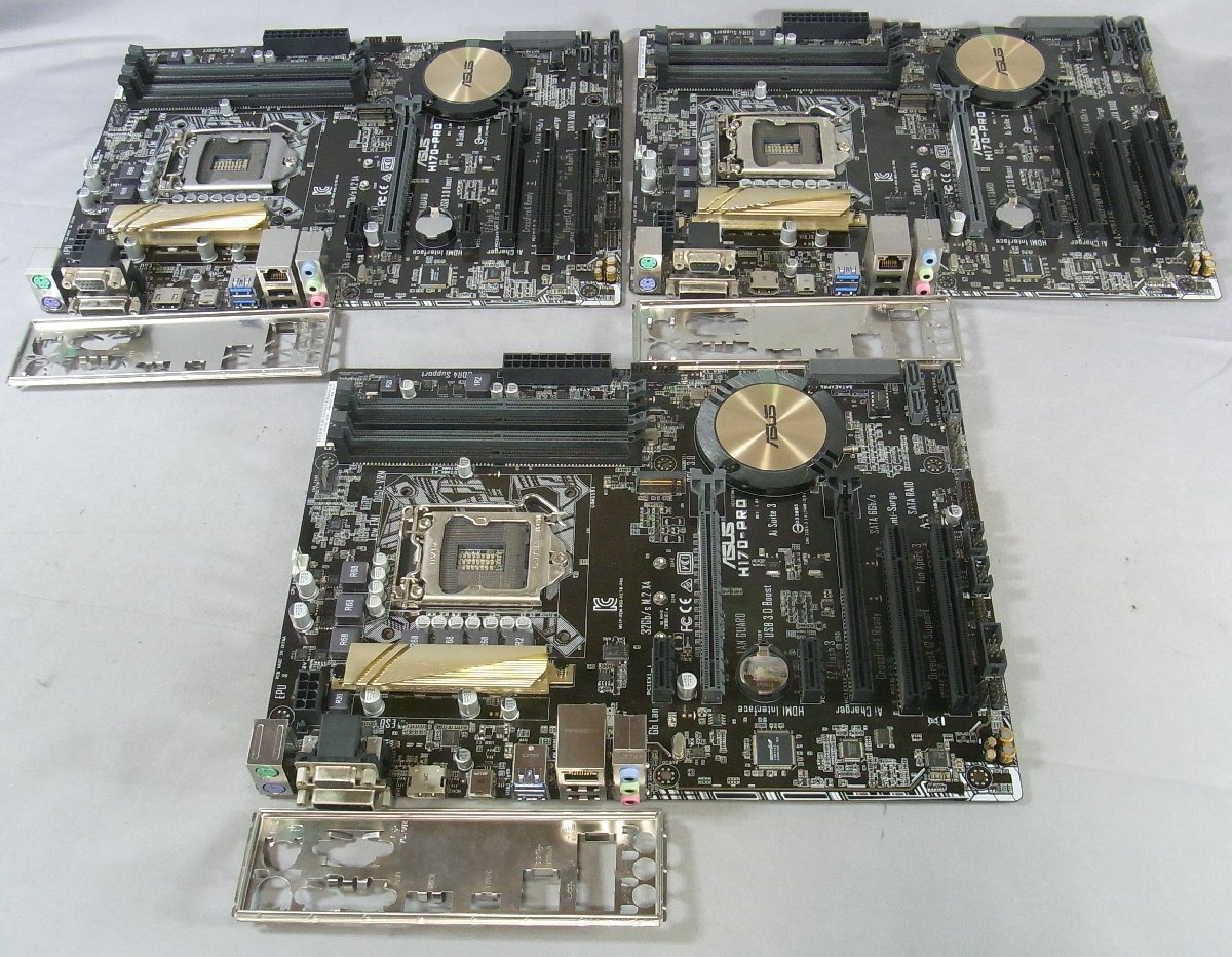 中古　i7-6700K・マザボH170-PRO・メモリ8G✕2枚 2025年最新】i7 6700k マザーボードの人気アイテム - メルカリ