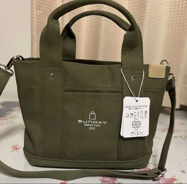 ミニトートバッグ 2way ICカード収納 帆布レディース ショルダーバッグ ミリタリー
