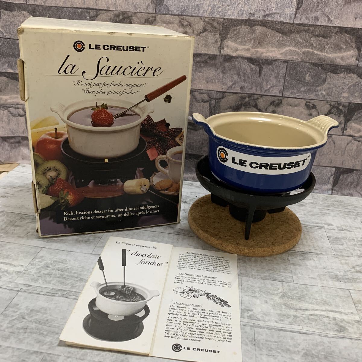 LE CREUSET チーズフォンデュ 未使用 ル・クルーゼ鍋 本日のみ値下げ 2025年最新】Yahoo!オークション -ルクルーゼ フォンデュの中古