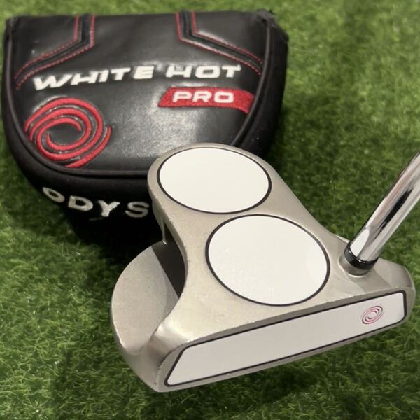 【名器】34インチ オデッセイ ホワイトホットプロ 2ボール パター ネオマレット ホワイトホット プロ 2-BALL ODYSSEY WHITE HOT PRO 2BALL