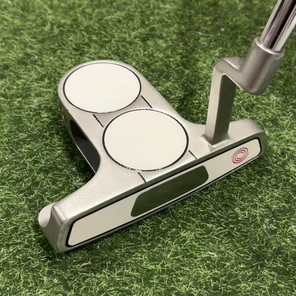 【美品】オデッセイ ホワイトスチール 2ボールブレード 32インチ パター マレット 2ボール ブレード ODYSSEY WHITE STEEL 2BALL BLADE