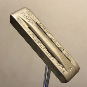 【希少品】34インチ PING CLASSIC 1-A 85068 ピン オリジナル クラシック ヴィンテージ センターシャフト パター 1A CS 音が鳴るパター