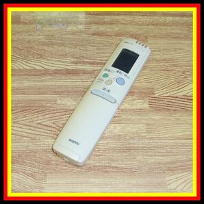 A12 ★ヤケありますが動作は絶好調!★送料無料★安心の返品保証付★即決★匿名&スピード発送★SANYO サンヨー★エアコンリモコン★RCS-SR2