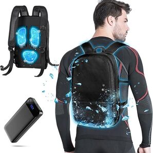 ペルチェ ベスト【2025夏独創&3つ冷却ブレート付き&最大-25℃冷やす】 冷却ベスト ペルチェ素子 30000mAh大容量バッテリー付き