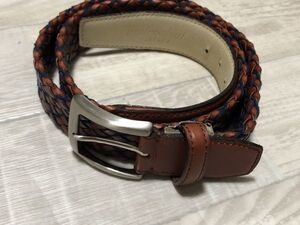 $〜リピーター様特典割引有り◎美品部類◎本革〜nostroatout 〜ノストロアテューレザーメッシュ ベルト