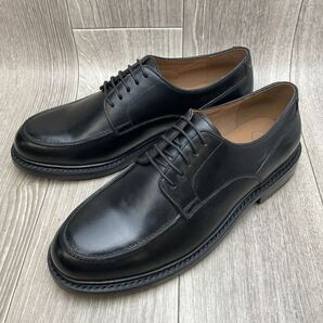 【アウトレット】グッドイヤーエプロンフロント◆ブラック◆サイズ42(26.0cm) 紳士革靴 グッドイヤー製法 ビジネスシューズ 牛革黒Uチップ