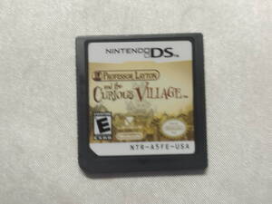 中古品/欠品有り ニンテンドーDSソフト 北米版 レイトン教授と不思議な町 Professor Layton and the Curious Village 箱説欠品
