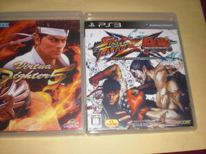 即決PS3 ストリートファイター×鉄拳 & バーチャファイター5