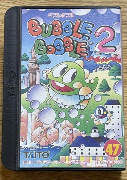 完品 バブルボブル2 タイトー レアソフト 梱包済