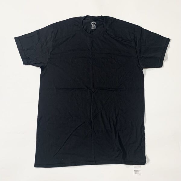 Brooks Brothers ブルックスブラザーズ コットン クルーネック 半袖 Tシャツ カットソー ブラック 黒 M
