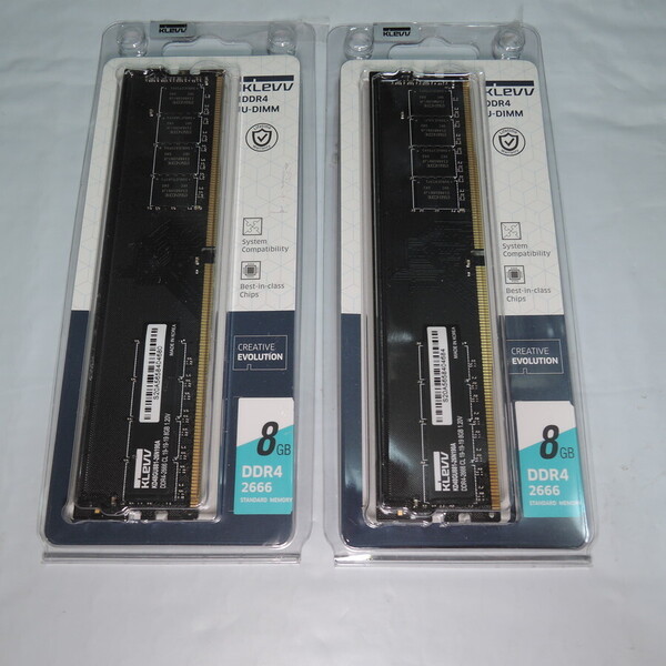 KLEVV DDR4 PC4-21300(DDR4-2666) 16GB(8GB 2枚)KD48GU881-26N190A ジャンク