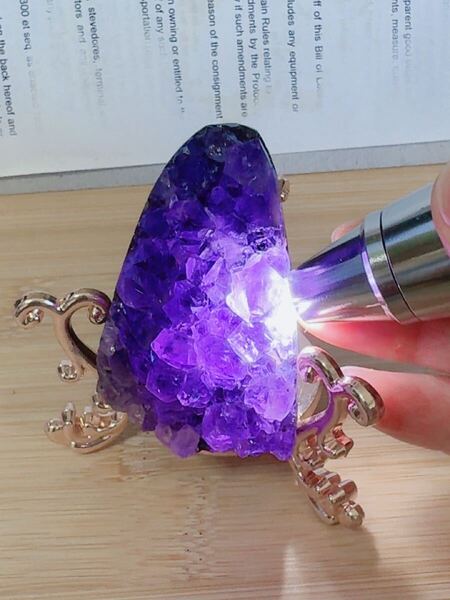 SS-0311天然石 アメジスト クラスター Amethyst 紫水晶 原石 浄化 鉱石 ドーム 置物 一点物 パワーストーン 九紫火星運