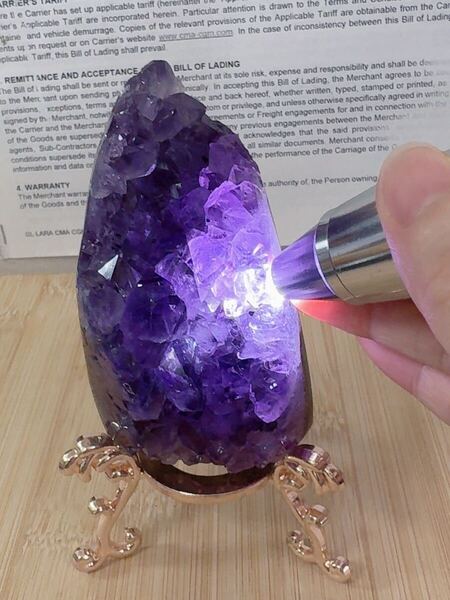 SS-0317天然石 アメジスト クラスター Amethyst 紫水晶 原石 浄化 鉱石 ドーム 置物 一点物 パワーストーン
