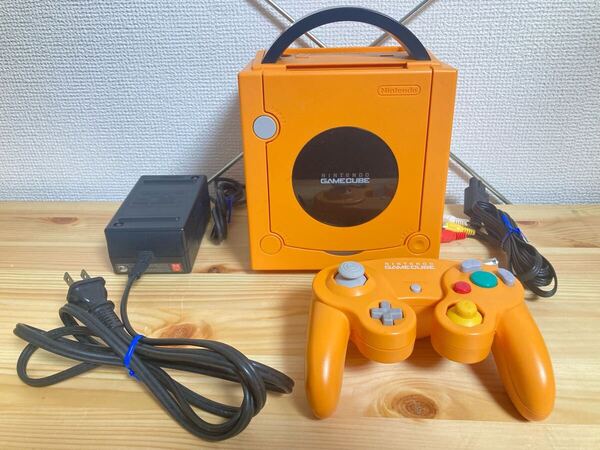 動作品!! ニンテンドー ゲームキューブ GAMECUBE 本体 オレンジ Nintendo 任天堂