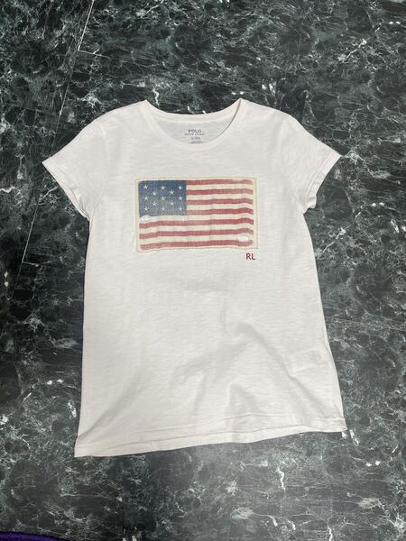 Polo Ralph Lauren ポロラルフローレン 星条旗 半袖Tシャツ M