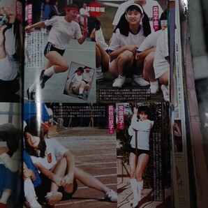 高岡早紀、鈴木京香、西田ひかる、森高千里、常盤貴子、長谷川京子、奥菜恵、【ブルマ、競泳水着撮影】、切り抜き