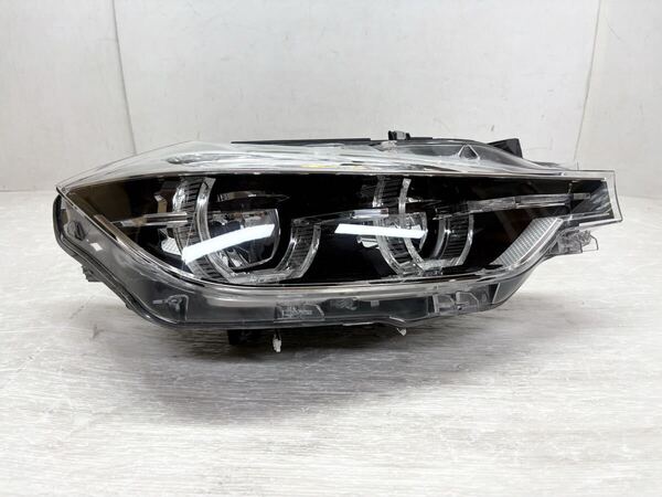 ★送料込★即決 BMW 3シリーズ F30/F31 後期 純正 LED 右 ヘッドライト ランプ 7471308-02 送料無料 8829