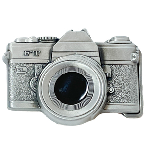 ◆新品/送料無料◆ ベルトバックル のみ メンズ レディース カジュアル アメリカン ビンテージ 面白系 カメラ 一眼レフカメラ 銀シルバー