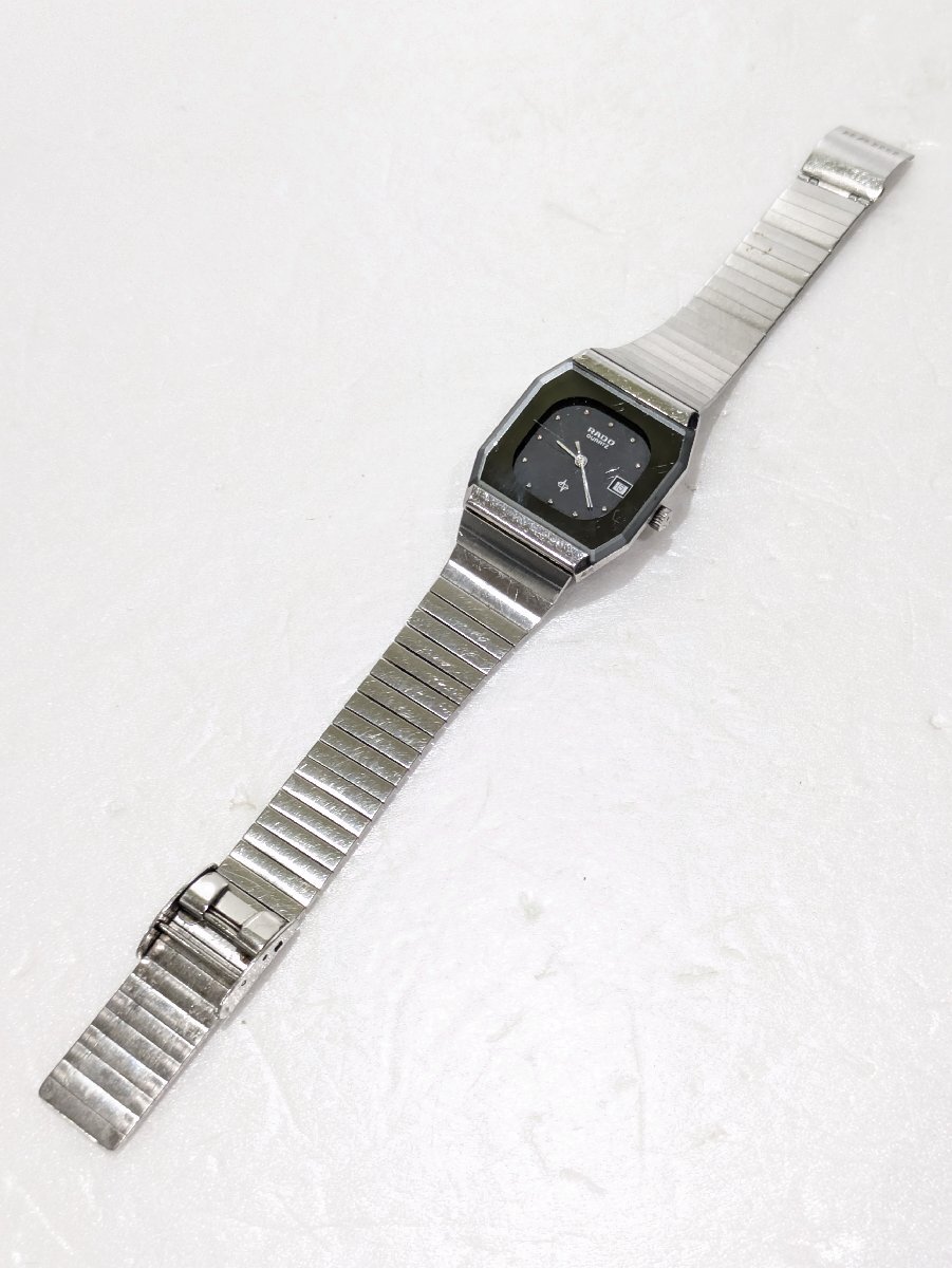 RADO 腕時計【中古】 楽天市場】ラドー 711.2011.4 メンズ 腕時計 デイト SS クォーツ