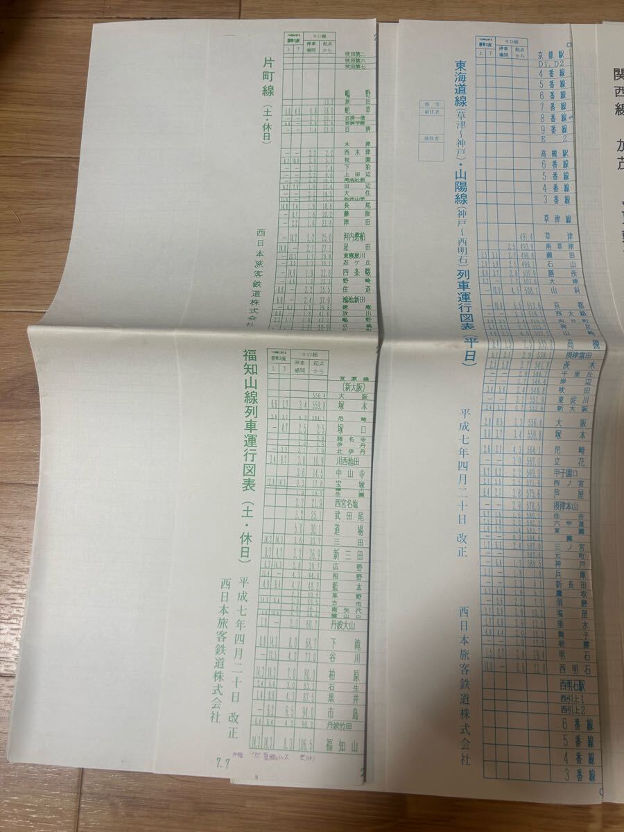 東海道線列車運行図表 昭和60年 列車運行図表 東海道山陽線列車ダイヤの通販 by ひー's