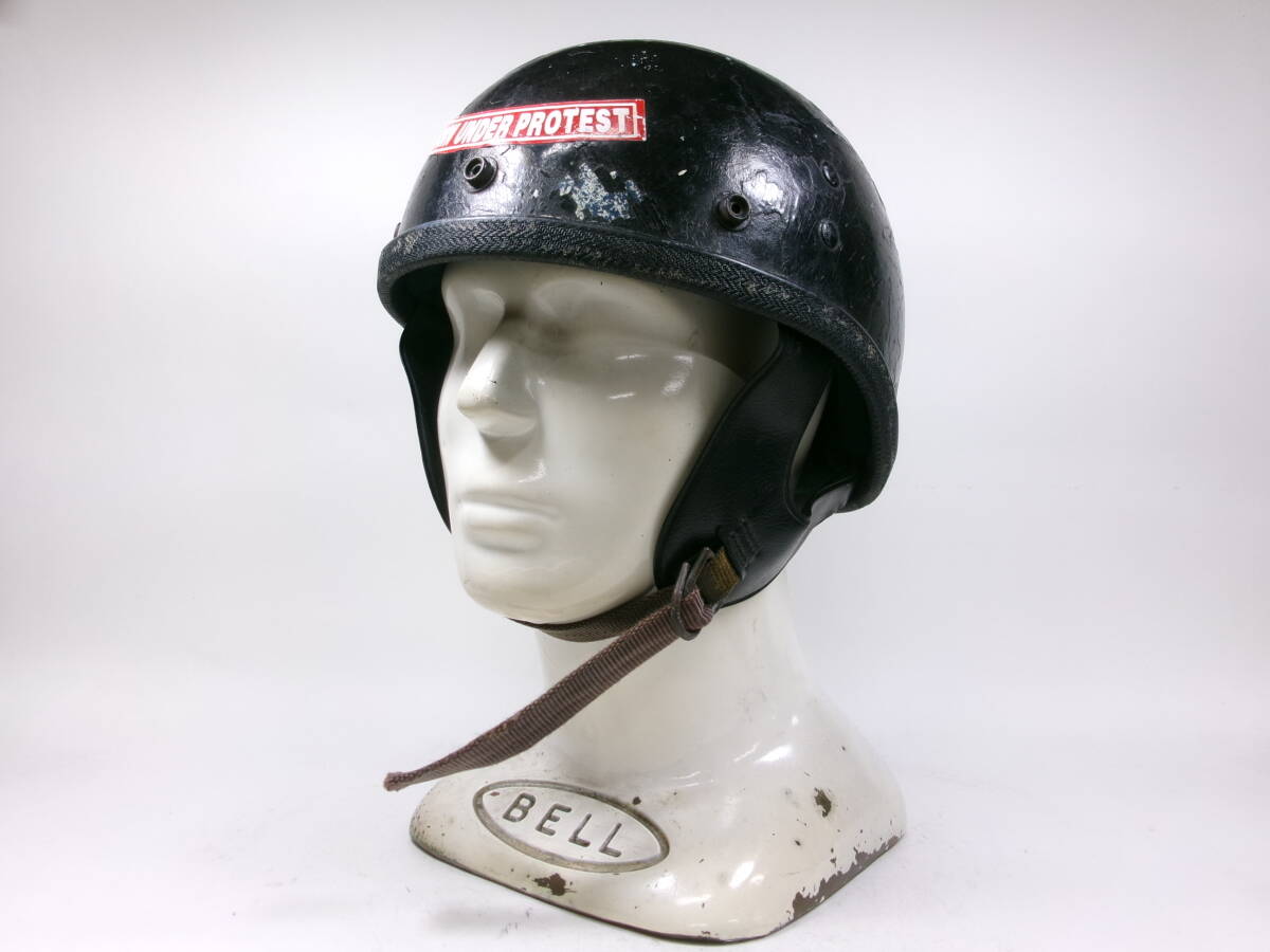 BUCO ブコ プロテクター ハーフヘルメット 雰囲気抜群！リブ付モール 希少 BUCO ブコ プロテクター ハーフヘルメット 雰囲気抜群！リブ付