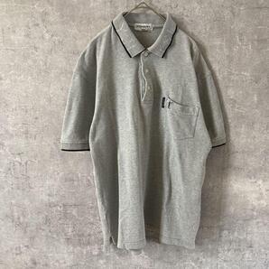 ヴィンテージ YSL イヴサンローラン ポロシャツ Lサイズ 刺繍ロゴ 古着