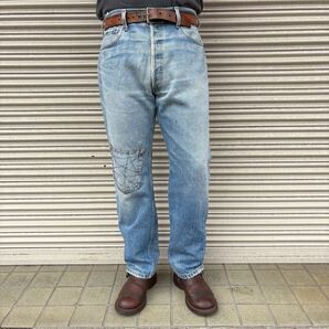 00s Levi's グアテマラ製 501 デニムパンツ W92cm リーバイス ヴィンテージ グランジ ダメージ ジーンズ リメイク 977刻印 インディゴ 90s