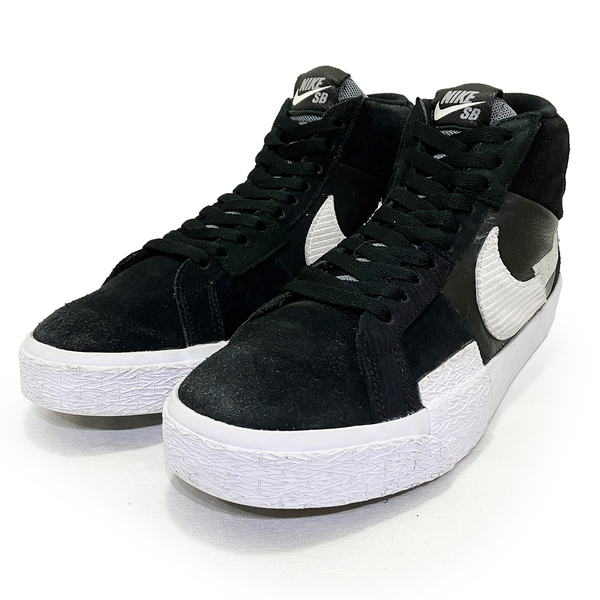 ナイキ SB ズーム ブレザー ミッド プレミアム ブラック 27.0cm NIKE SB ZOOM BLAZER PREMIUM MID 正規品 DA8854-001 ファッション 人気 黒