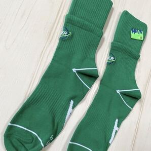 ADER ERROR アダーエラー ダブルレイヤー ソックス 靴下 グリーン 韓国ファッション BTSやG-DRAGON好きにオススメ!!