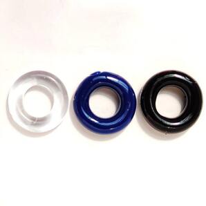 匿名OK送料無料 包茎矯正 早漏改善 ペニスリング 包茎リング コックリング 3個セット(3色) シリコンリング シリコンゴム 勃起維持 亀頭露出