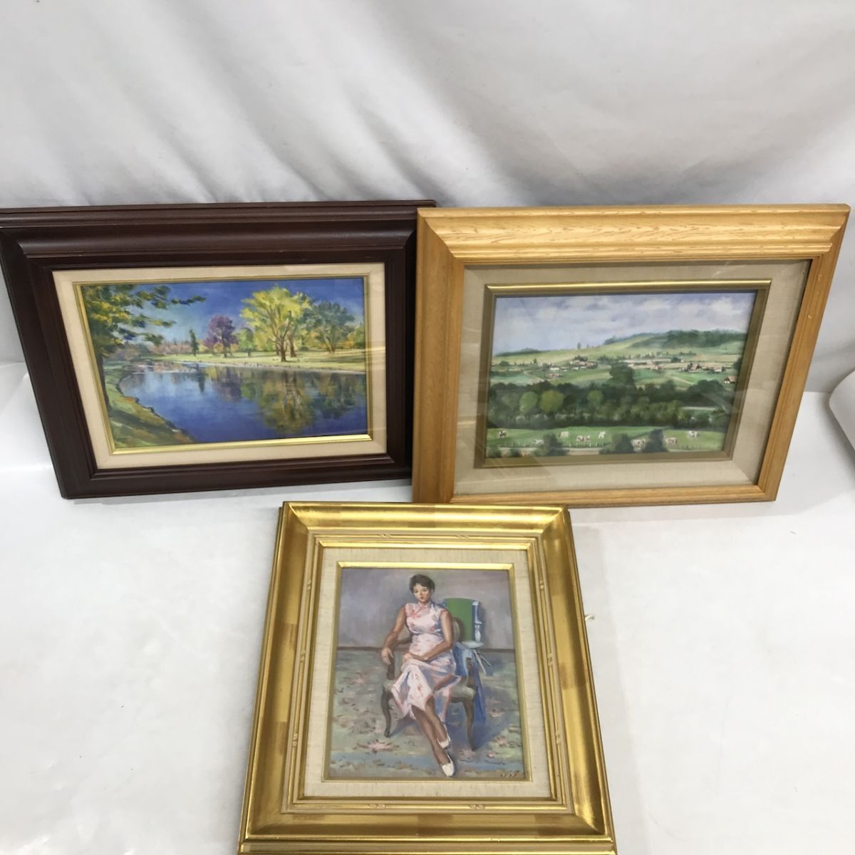 牧野 虎雄、菜種、希少画集画、新品高級額、額装付、状態良好、油彩 風景 牧野虎雄の油絵｜開運！なんでも鑑定団｜テレビ東京