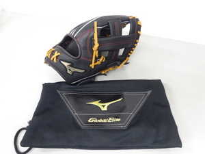новый товар не использовался товар 24AW MIZUNO Mizuno Global Elite свечение bar Elite 1AJGR31713 для софтбола для игрока внутреннего поля перчатка перчатка размер 9 чёрный правый для метания
