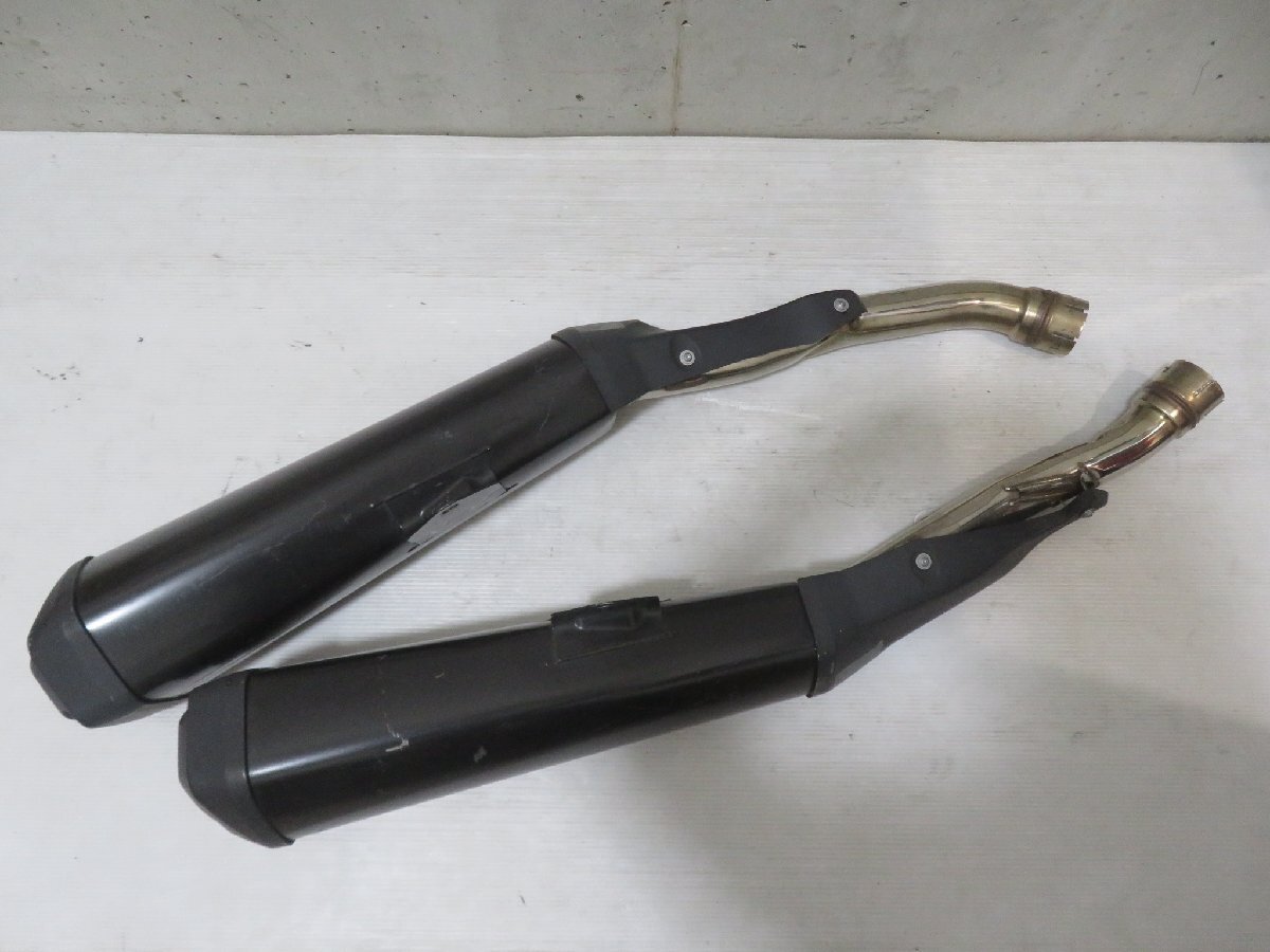 ブラックミンク　マフラー／純黒　高品質／GAKE 日本製❣️ ZX-14R 12-22 M2 ブラックカーボンスリップオン デュアル