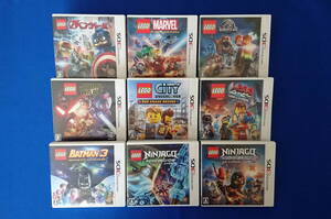 3DS ソフト レゴ アベンジャーズ スーパーヒーローズ ジュラシックワールド スターウォーズ バットマン ニンジャゴー セット 即決!
