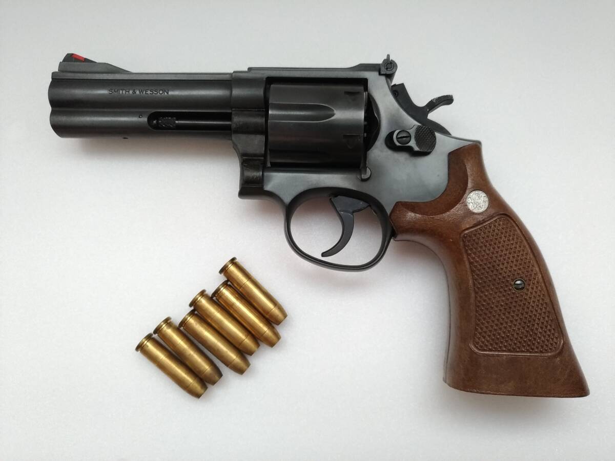 特上❗️マルシンモデルガンM586 6inchバレル 未発火 暫定価格 マルシン M586 6インチ モデルガン プラグリップ HW ブラック