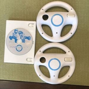 wii ソフト マリオカートと ハンドル セット