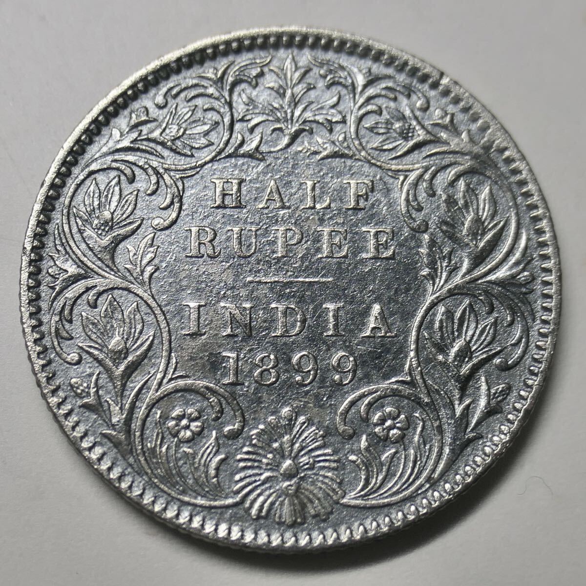 古銭　イギリス領インド 2アンナ銀貨 s__3203141.jpg