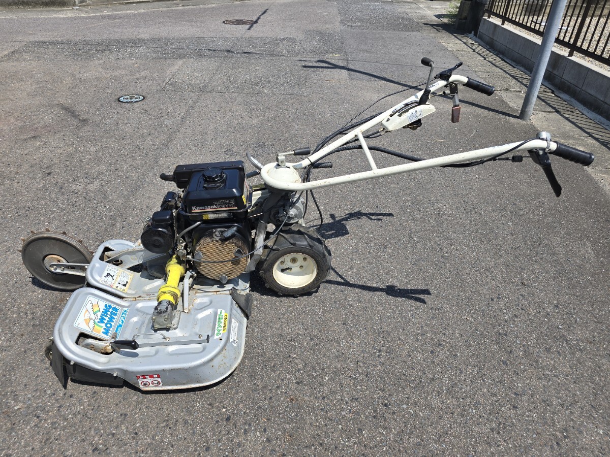 Kawasaki TG28 草刈機 Yahoo!オークション - 動作未確認 Kawasaki 刈払機 TG28 28cc
