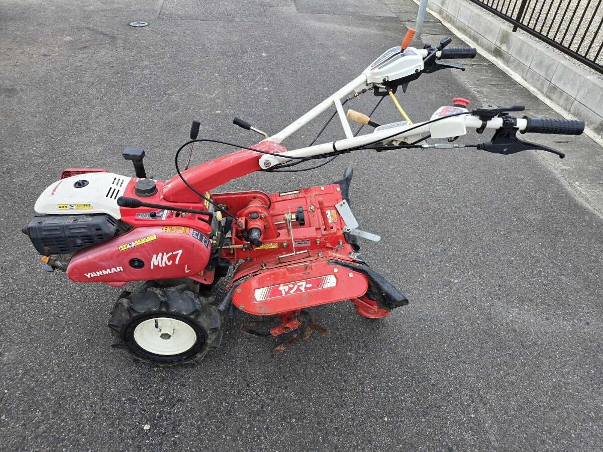 新潟県長岡市発」ヤンマー 管理機 MK7正転/逆転 ハンドル回転
