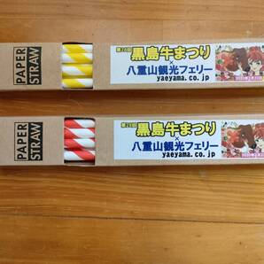 ☆彡希少 第28回黒島牛まつり記念品ペーパーストロー