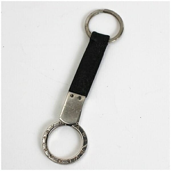 ブルガリ キーリング キーホルダー ブラック シルバー925 男女兼用 ブルガリ キーリング キーホルダー ブラック シルバー925 男女