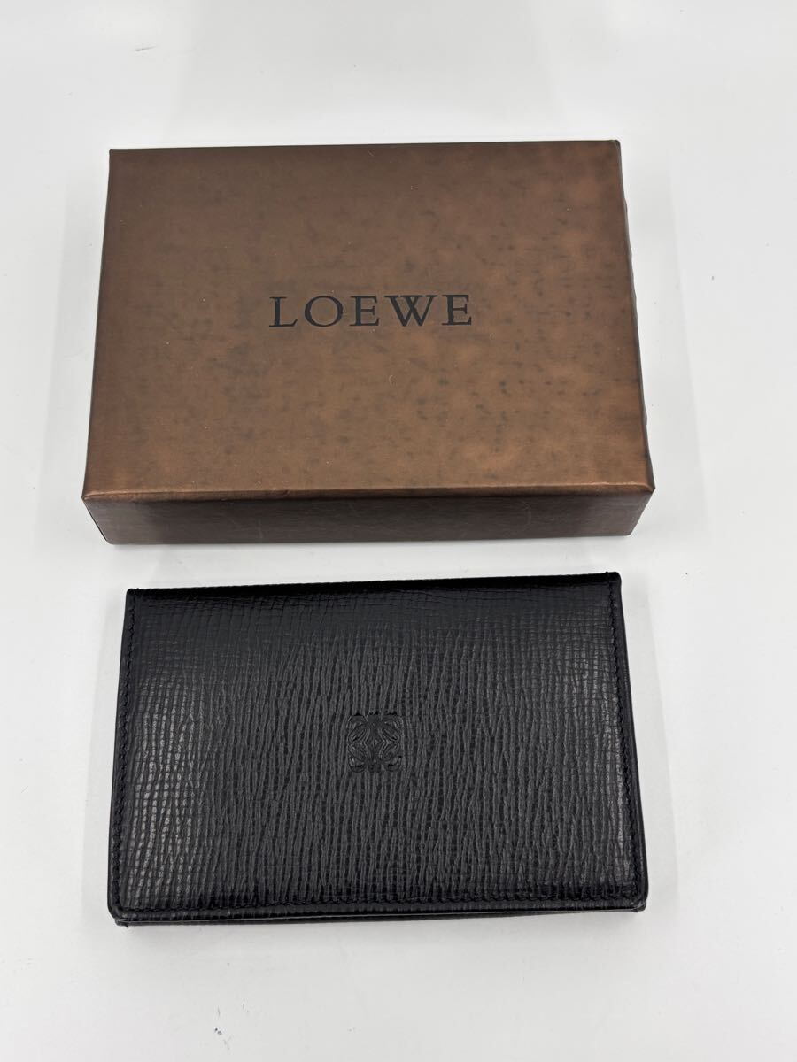 極美品✨LOEWE ロエベ 名刺入れ ブラウン 保存箱、ギャランティカード付き 2025年最新】Yahoo!オークション -ロエベ 名刺入れの中古品