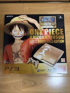 良品 PS3本体 ワンピース海賊無双 GOLD EDITION 320GB  ※説明書欠品、コントローラー不具合 海賊無双攻略本、海賊無双2 3 おまけ付き