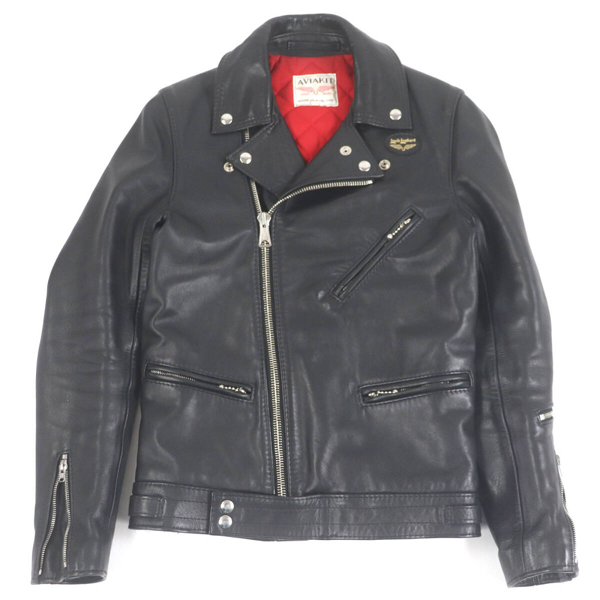 英国製 シングルライダースジャケット 34 ルイスレザー Lewis Leathers ルイスレザー ドミネーター シングルライダース