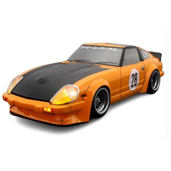 ラジコンカー　フェアレディZオレンジ　ラリー仕様　プロポセット 1/10 電動RCカー フェアレディ240Z ラリー仕様 (DF-03Raシャーシ