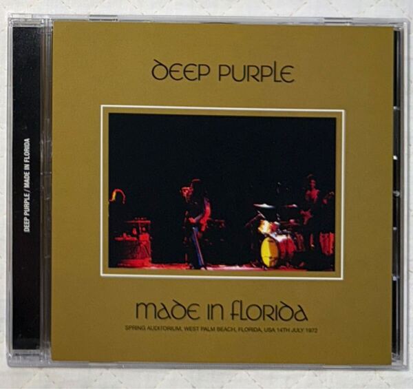 DEEP PURPLE /ディープ・パープル/ MADE IN FLORIDA/ Spring Auditorium, West Palm Beach, Florida, USA 14th July 1972/Darker Than Blue